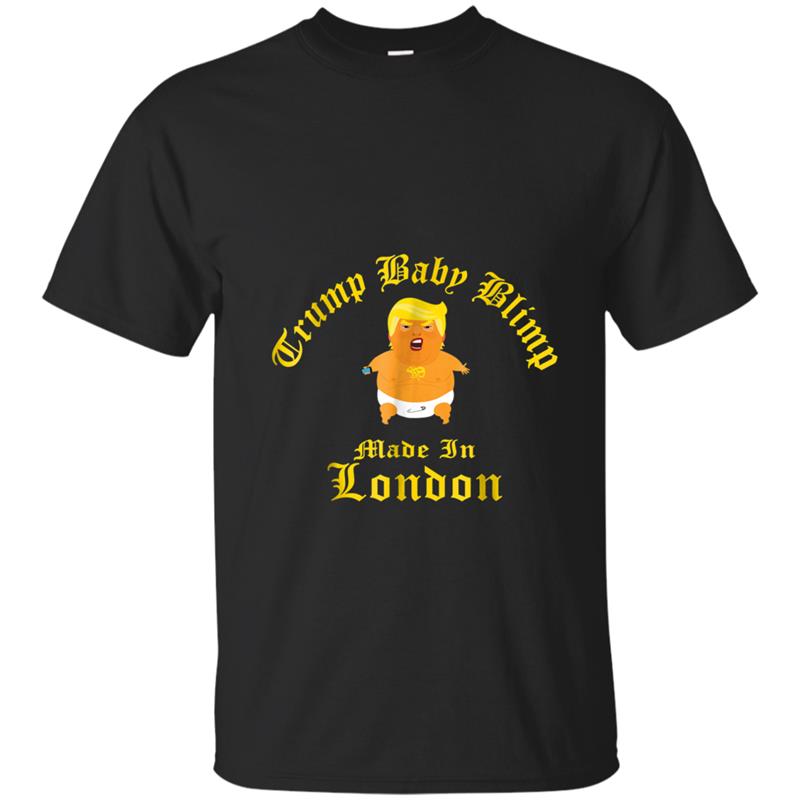 Trump with Baby Blimp Made In LONDON T-shirt-mt