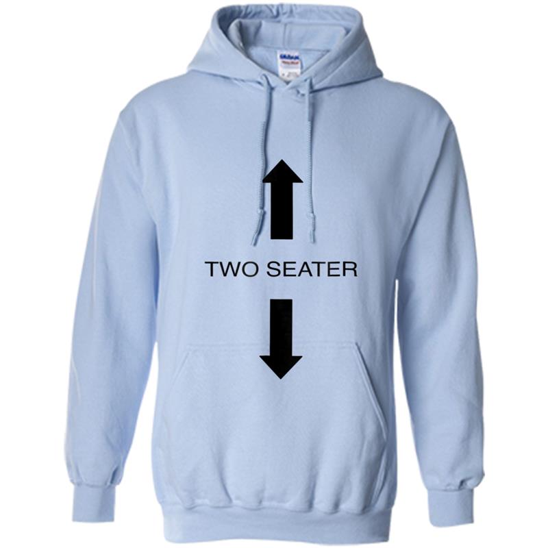 Two Seater Arrow Funny Novelty   Gift Hoodie-mt