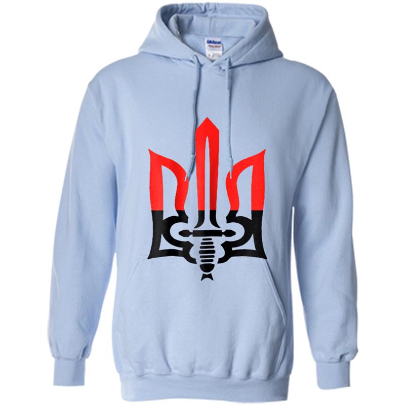 Ukrainian Flag  Ukrainian Coat of Arms Hoodie-mt