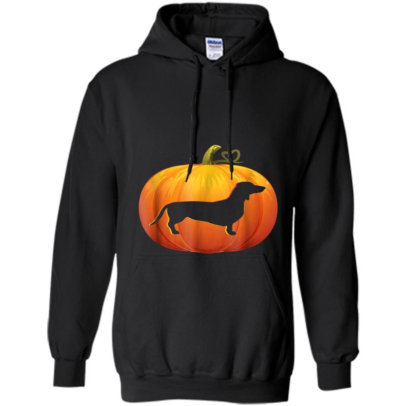 umpkin Lantern Dachshund  Dachshund Dog Halloween Hoodie-mt