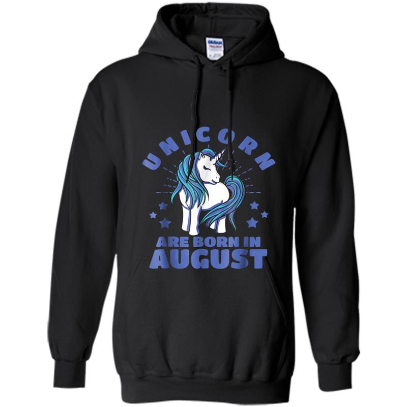 Unicorn Are Born In August Hoodie-mt