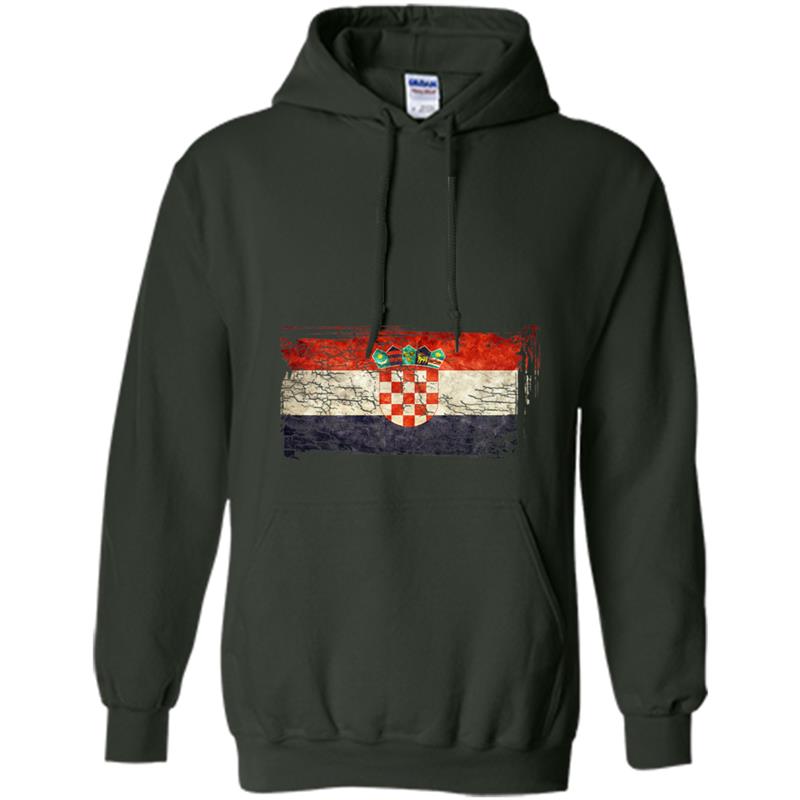 Unique Trendy & Vintage Croatia Flag Gift  G003711 Hoodie-mt