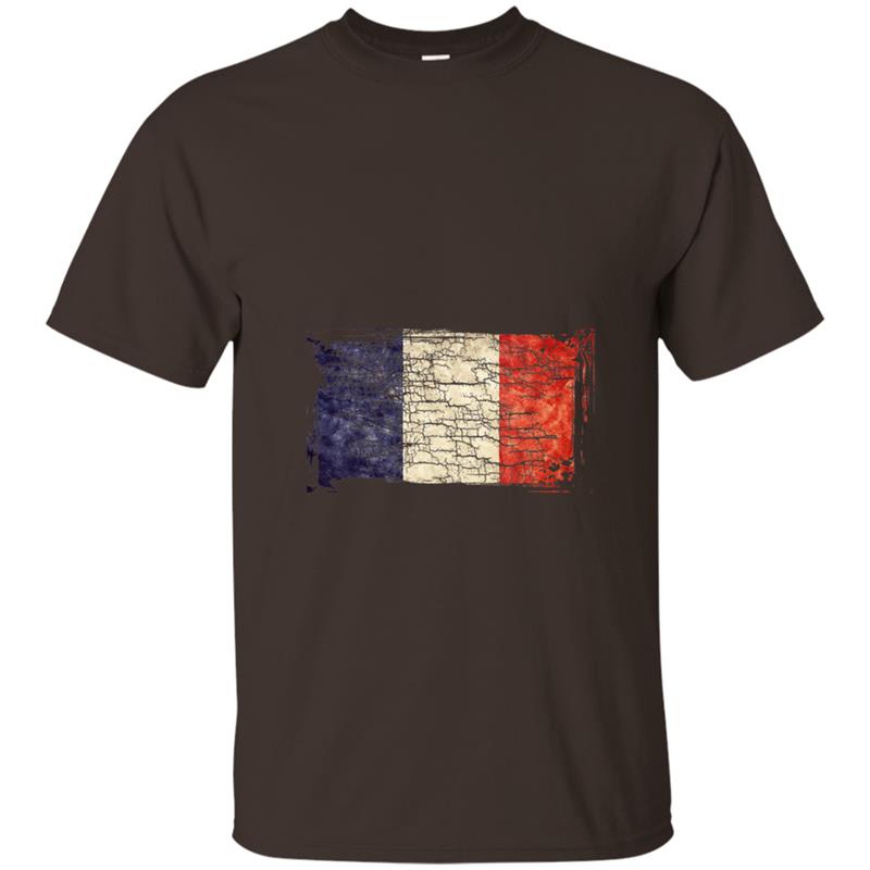 Unique Trendy & Vintage France Flag Gift  G003717 T-shirt-mt