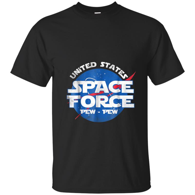 United States Space Force Pew-Pew  - Cool USSF T-shirt-mt