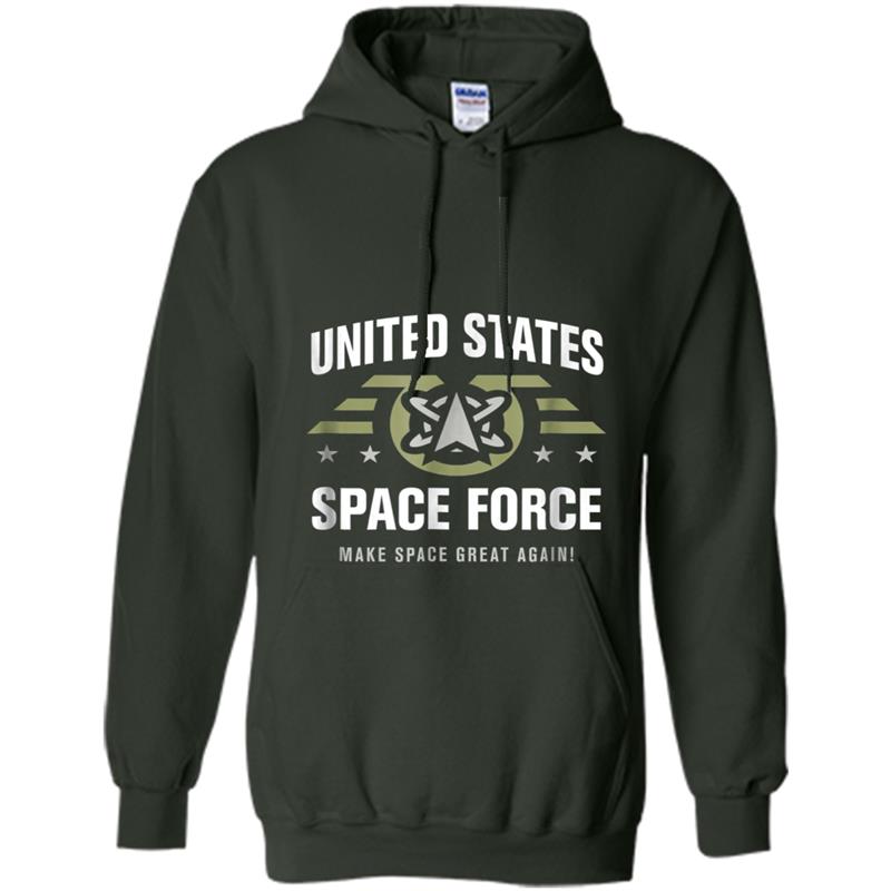 United States Space Force  Trump  Army Green Hoodie-mt