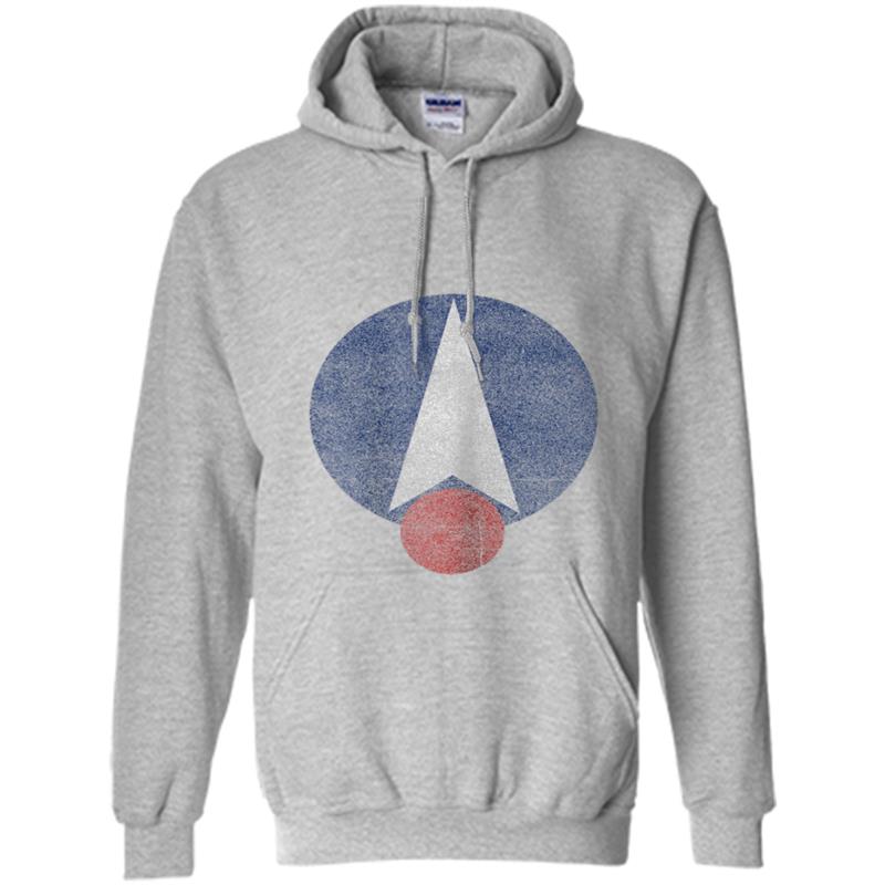 US Space Force logo  distressed Hoodie-mt