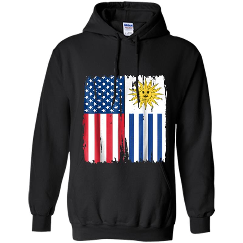 USA Uruguay Flag Hoodie-mt