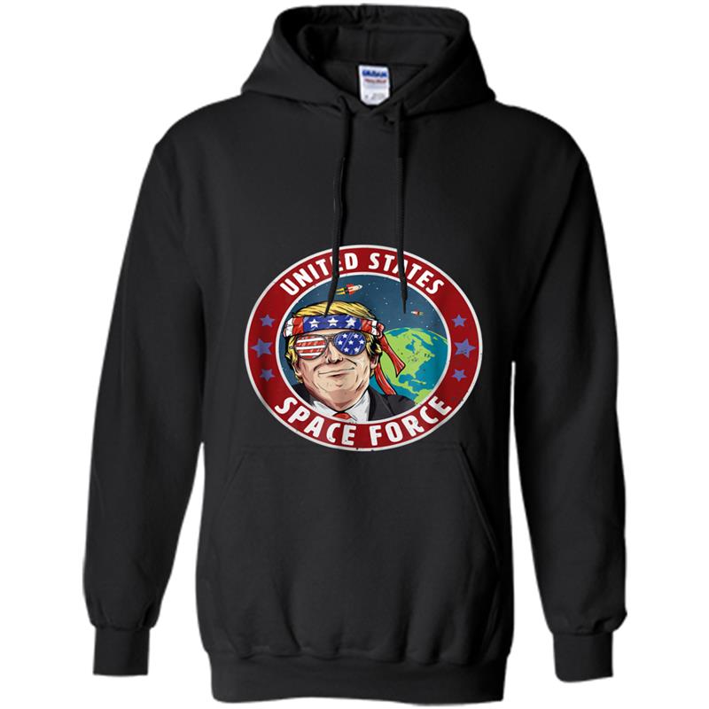 USSF United States Space Force Trump America Graphic Hoodie-mt