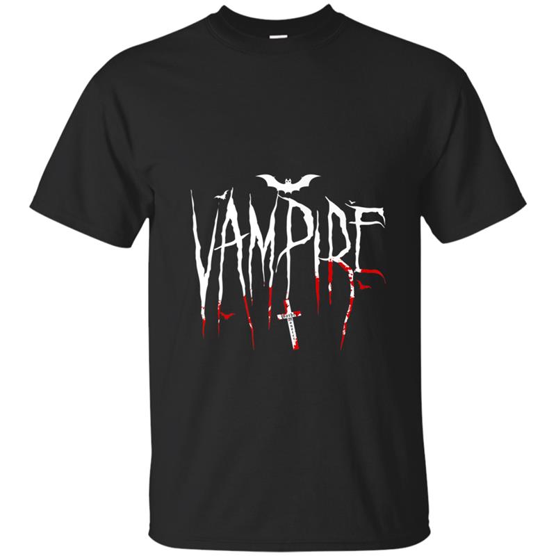 Vampire Bats Tee Gothic Cool Halloween T-shirt-mt