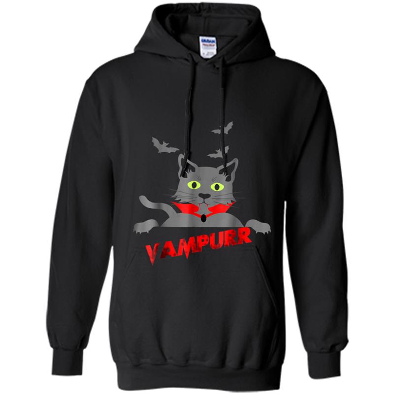 Vampire Cat - Halloween Costumes  - Funny Cats Tee Hoodie-mt