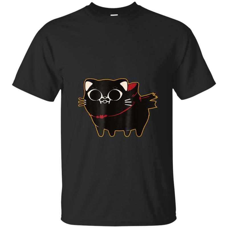 Vampire Cat Popular Halloween Costume Idea T-shirt-mt