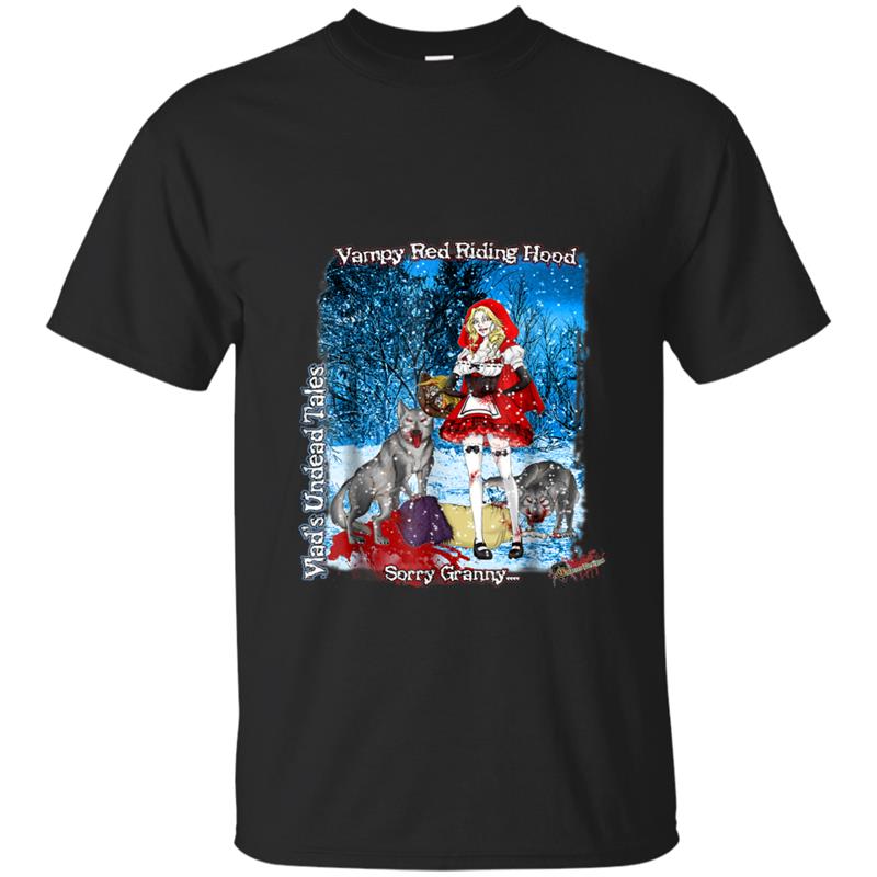 Vampire Red Riding Hood Sorry Granny T-shirt-mt