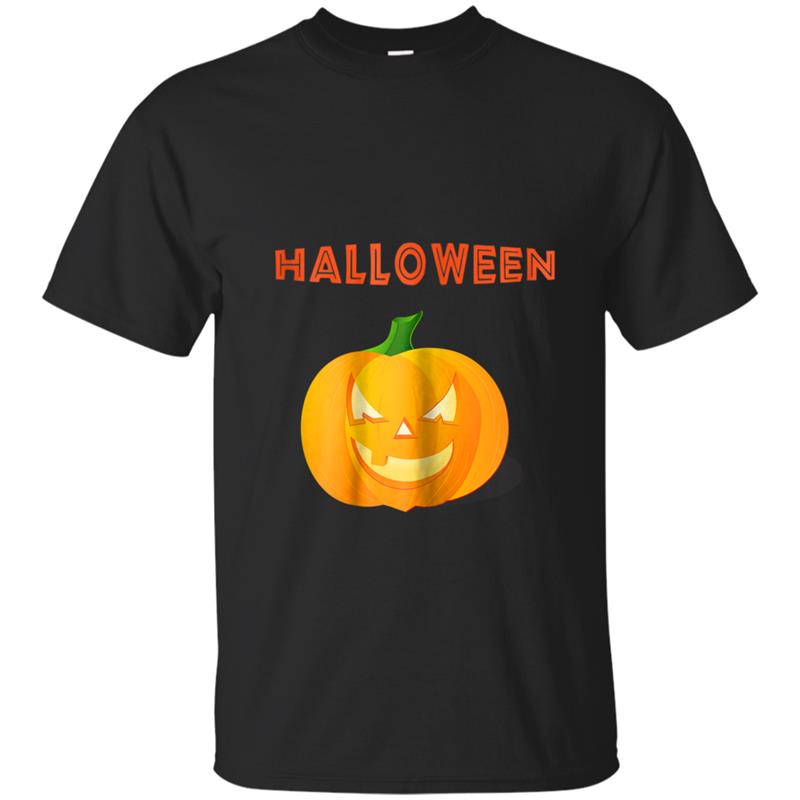 very nice halloween pumpkin funny T-shirt-mt