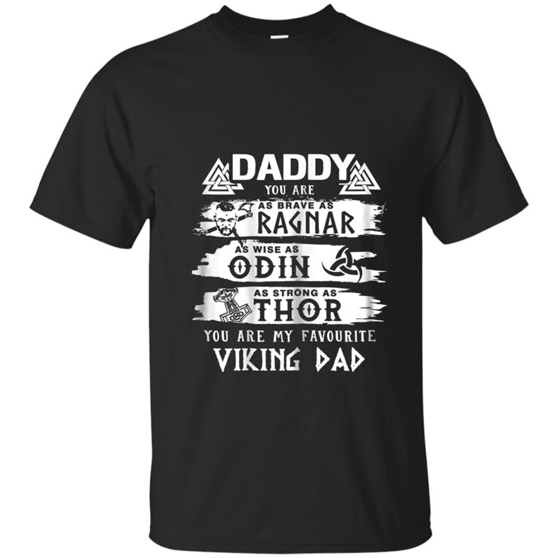 Viking Daddy As Odin As Thor Father Day T-shirt-mt