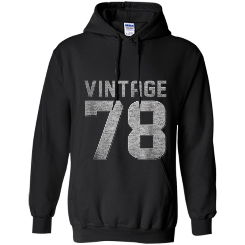 Vintage 1978  40 Years Old 40th Birthday Gift Hoodie-mt