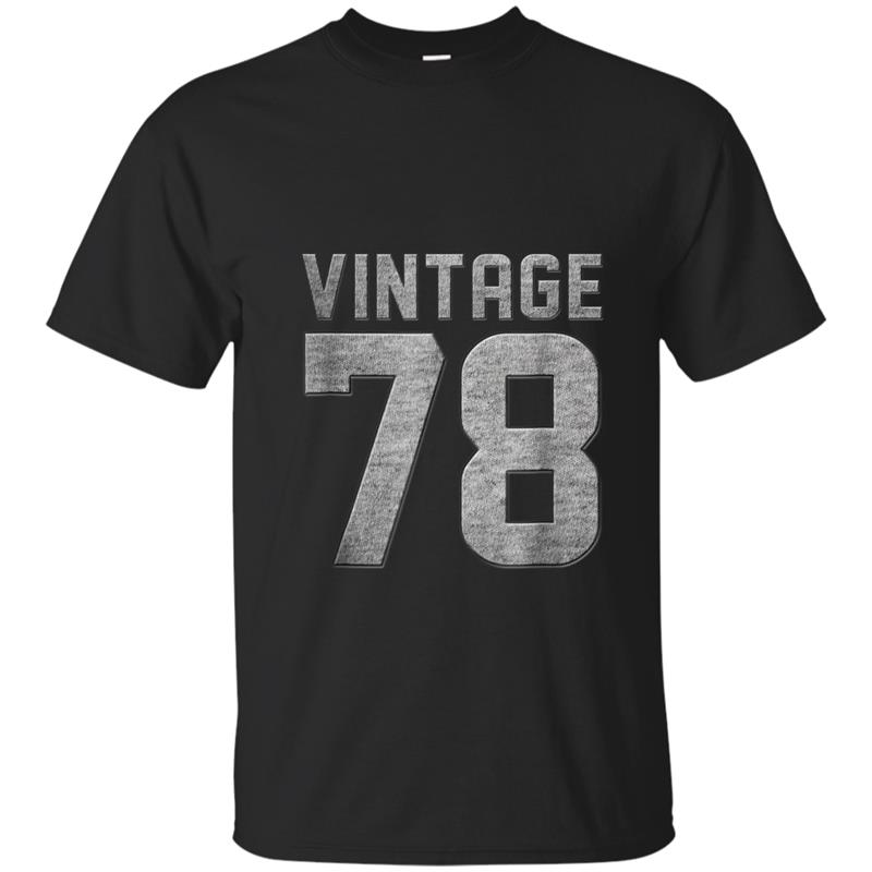 Vintage 1978  40 Years Old 40th Birthday Gift T-shirt-mt