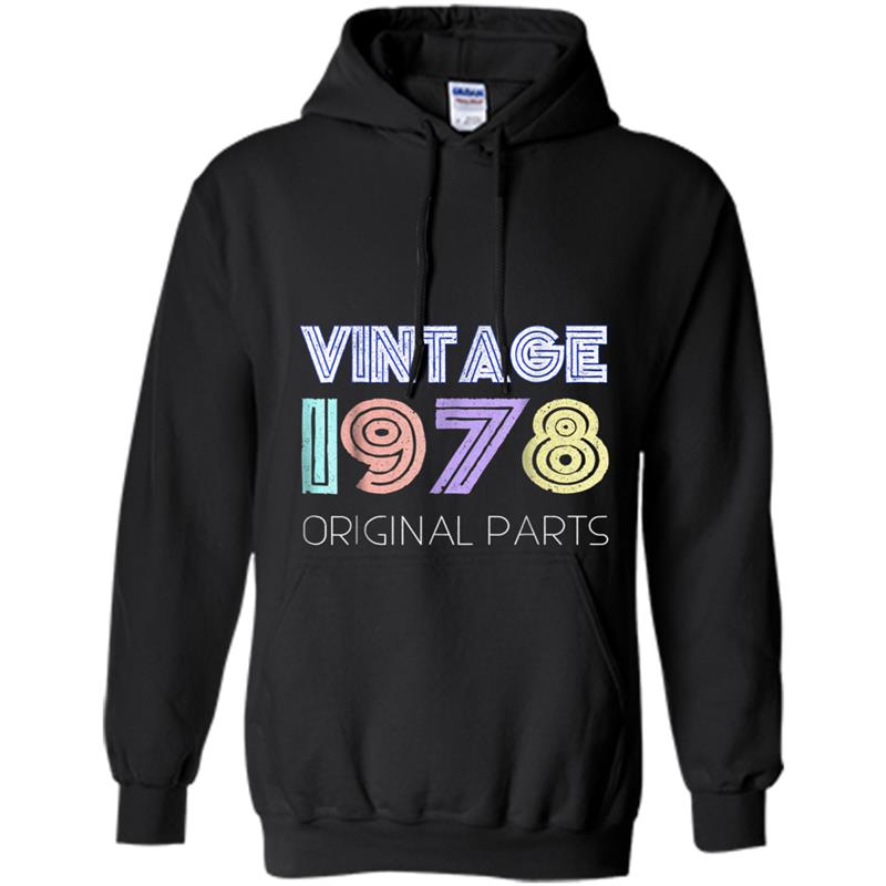 Vintage 1978  Funny Retro 40th Birthday Gift Idea Tee Hoodie-mt