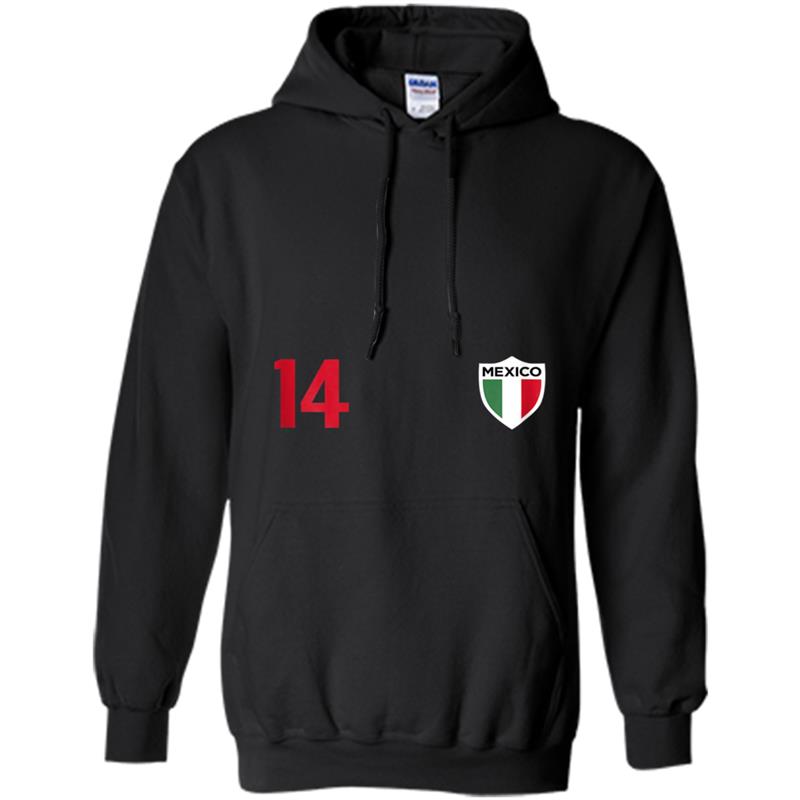 Vintage Mexico 14 Chicharito Futbol Soccer Jersey Hoodie-mt