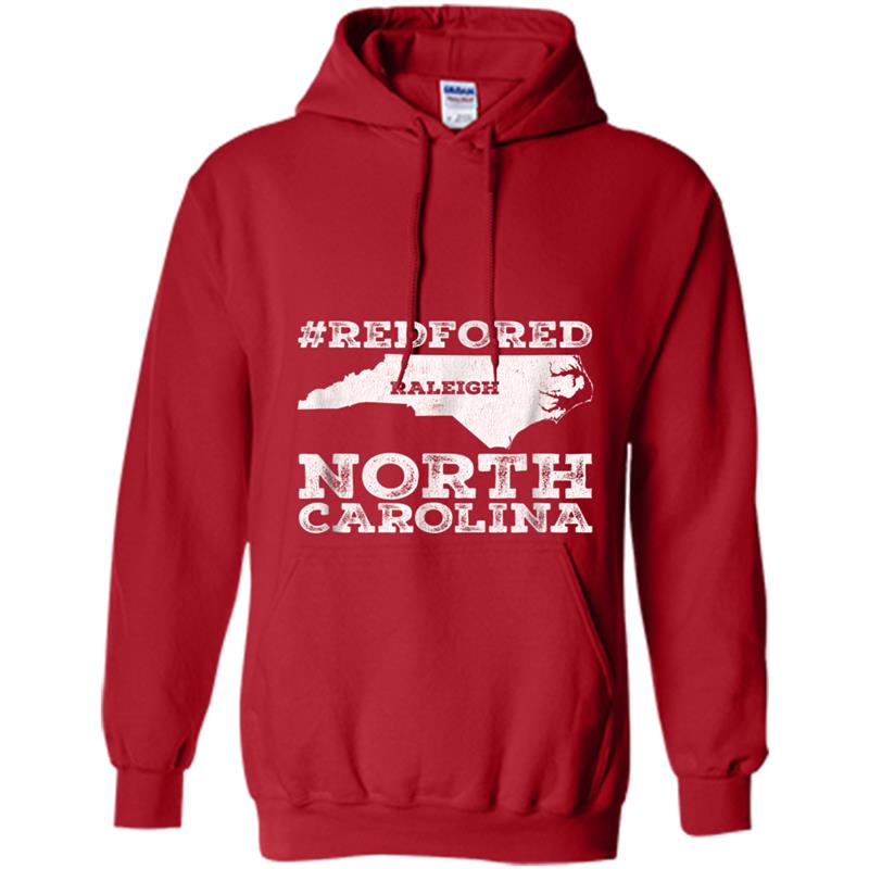 Vintage Red For Ed  NC Raleigh Teacher Hoodie-mt