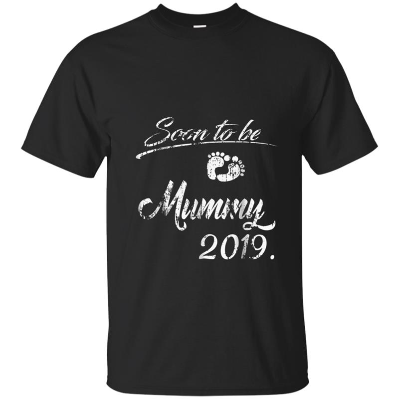 Vintage Soon To Be Mummy 2019  Mothers Day Gifts T-shirt-mt