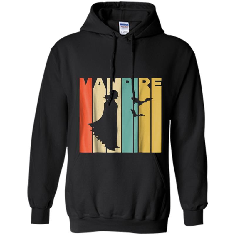 Vintage Style Vampire Silhouette Hoodie-mt