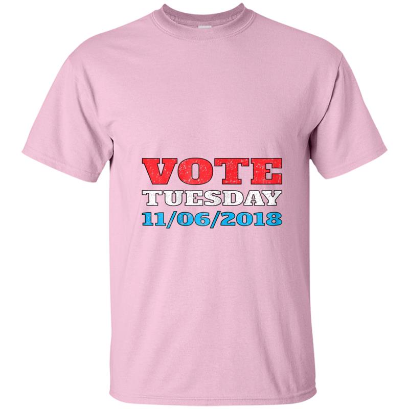 Vote Tuesday November 6, 2018 Midterm Day Reminder T-shirt-mt