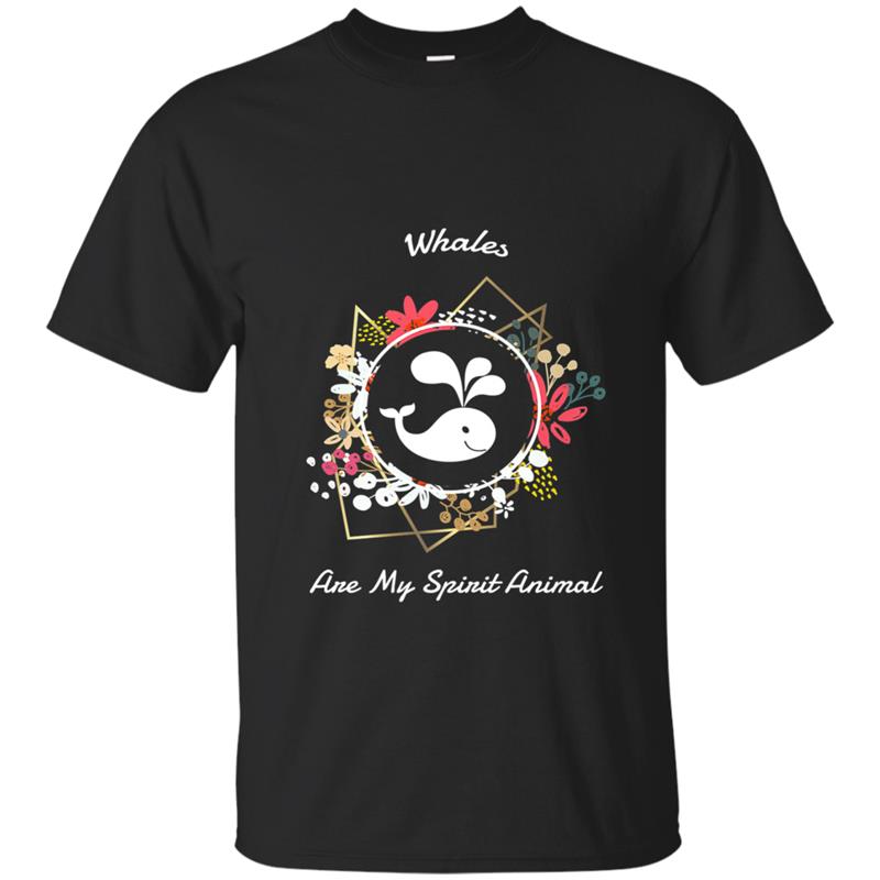 whales are my spirit animal - whale T-shirt-mt