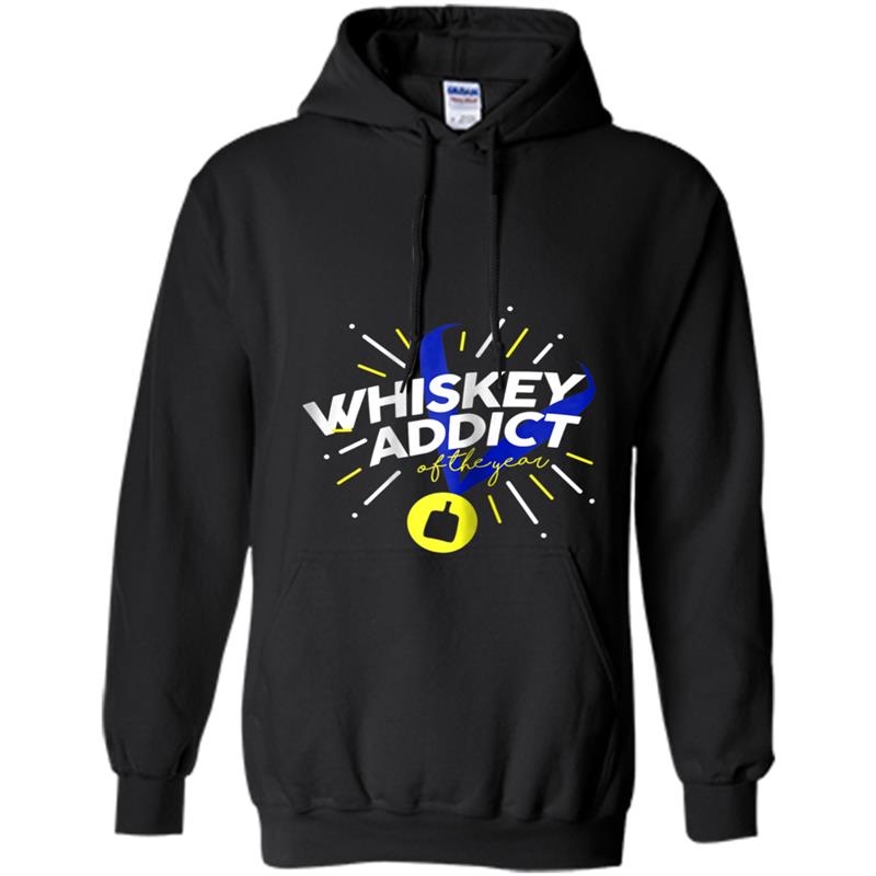 Whiskey Addict of the Year Champion Medal Hoodie-mt