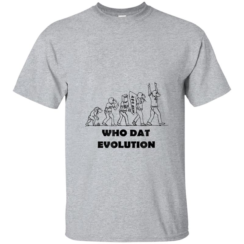 Who Dat Evolution T-shirt-mt