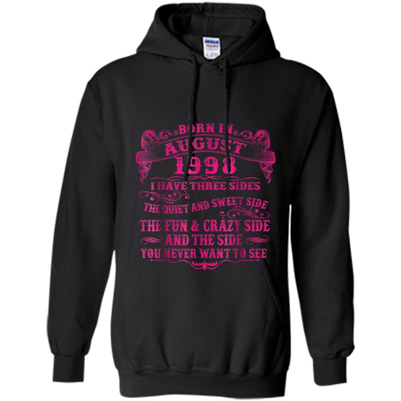 Women's Born In August 1998 Birthday Gift Funny Hoodie-mt