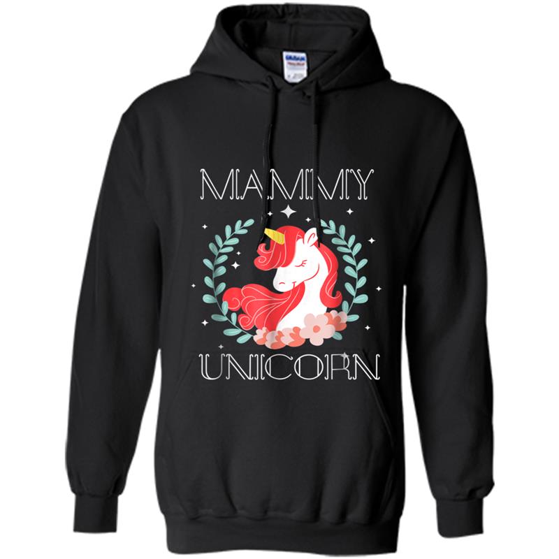 Womens Cute Mammy Unicorn  Mothers Day Gift for Mom Hoodie-mt