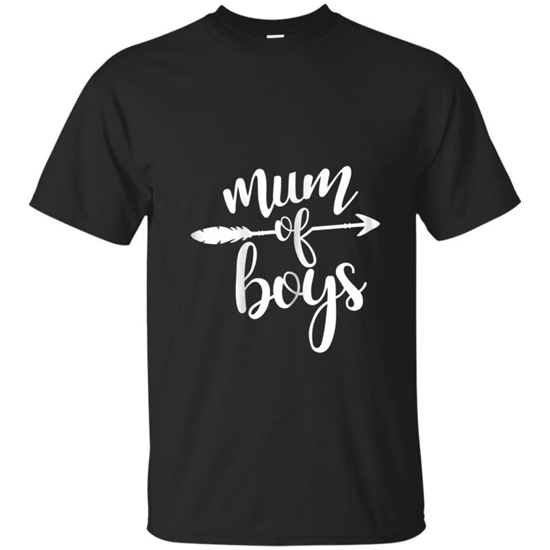 Womens Funny 'Mum of Boys'   Mum, Mummy Gift T-shirt-mt