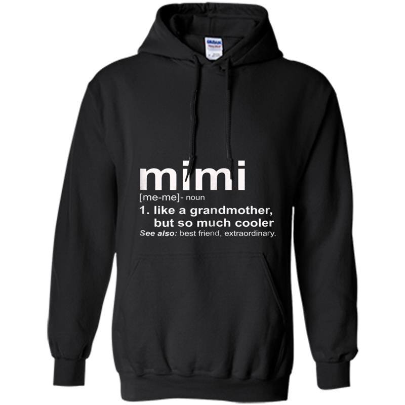 Womens Mimi like a grandmother but so much cooler Hoodie-mt