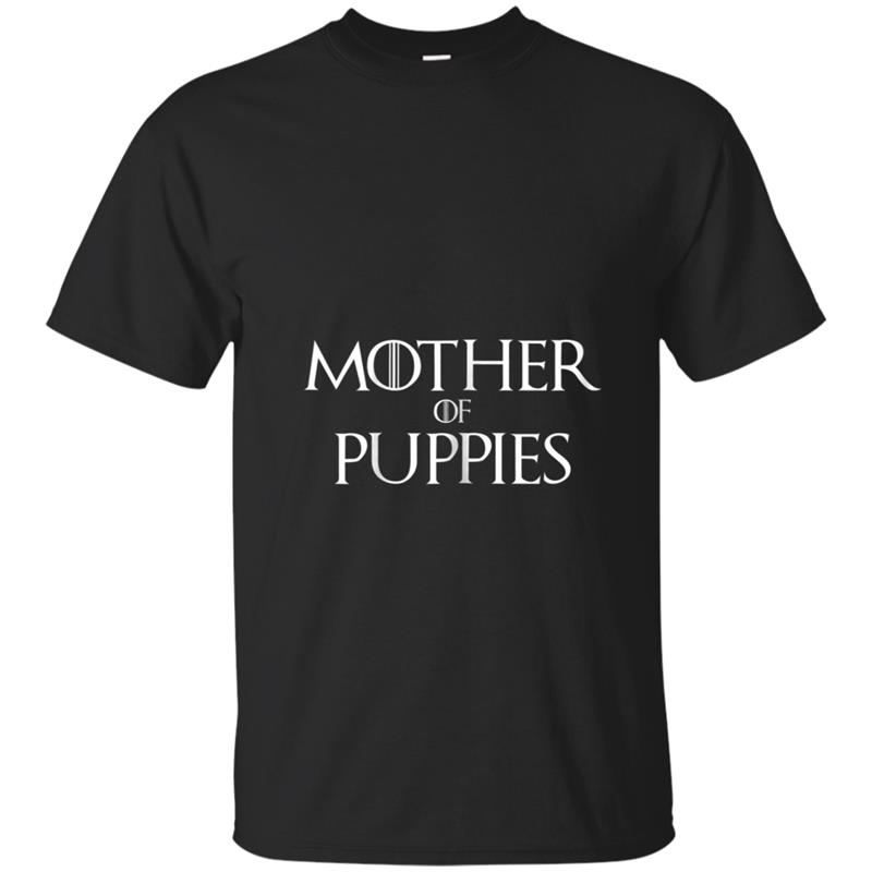 Womens Mother of Puppies Medieval Throne Style  for Women T-shirt-mt