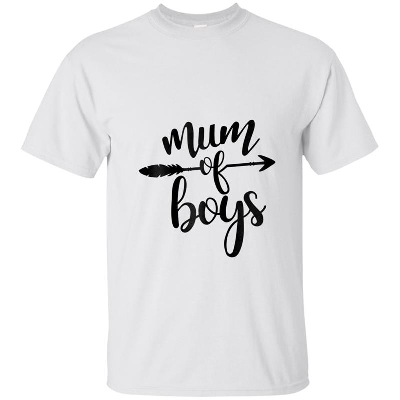 Womens Mum of Boys'   Funny Mum, Mummy Gift T-shirt-mt