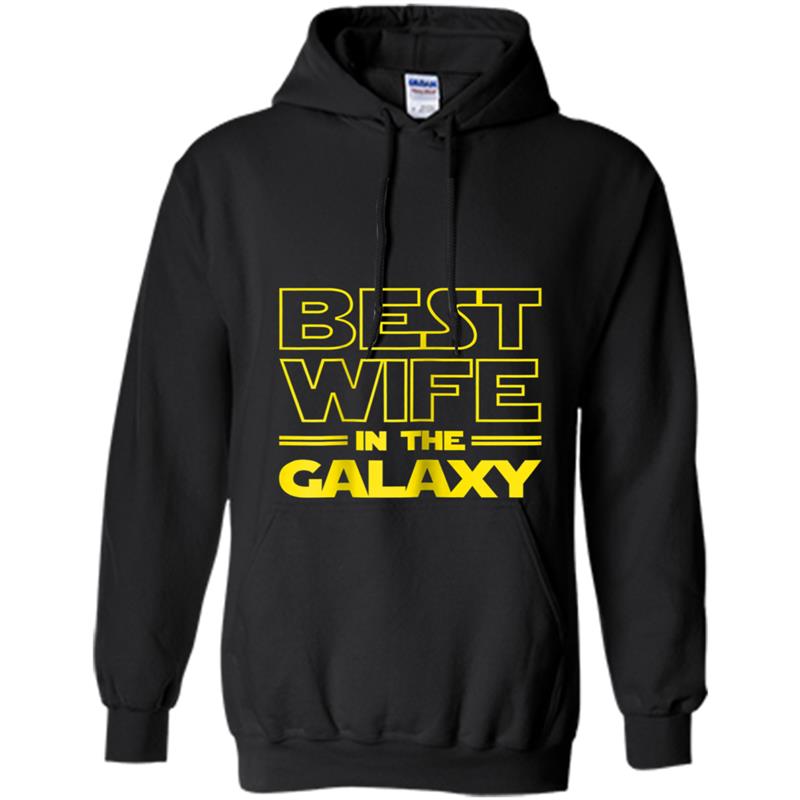 Womens Wife Gifts Best Wife in the Galaxy Womens Hoodie-mt