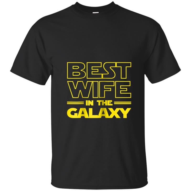 Womens Wife Gifts Best Wife in the Galaxy Womens T-shirt-mt