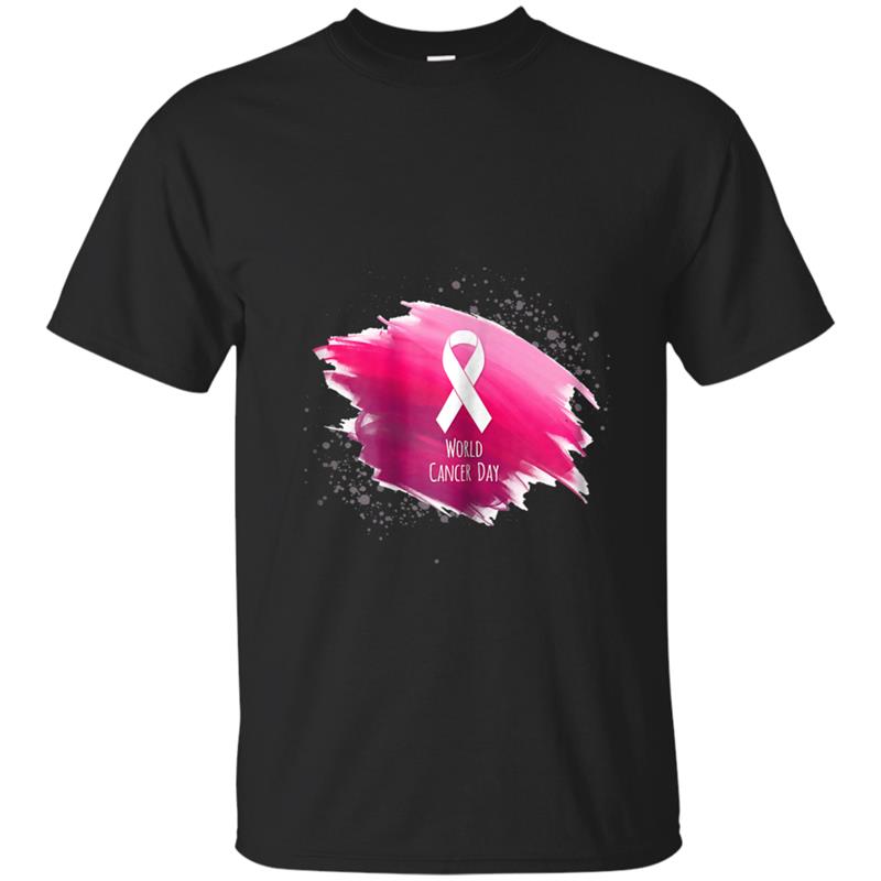 World Cancer Day  Tee Women Cancer T-shirt-mt