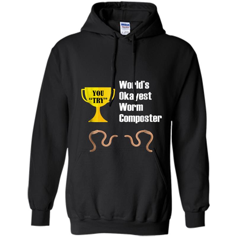 Worm Composting  - Funny Worm Composter Hoodie-mt