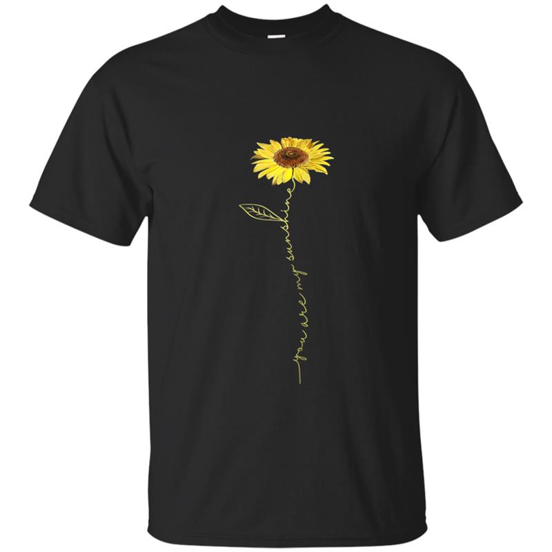 You Are My Sunshine Hippie Sunflower  Gifts For Women T-shirt-mt