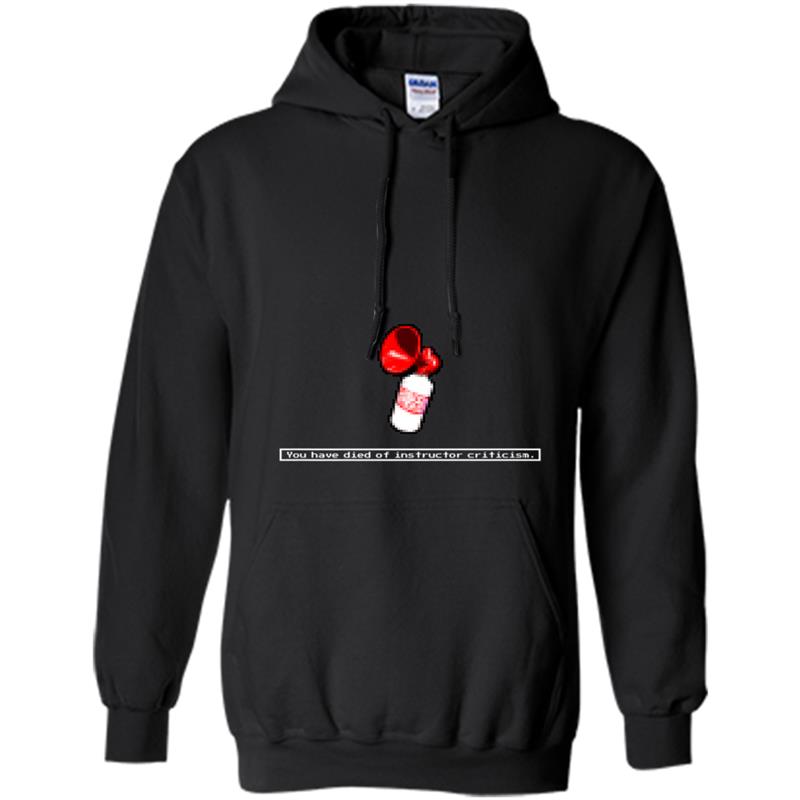 You Have Died of Instructor Criticism Funny Hoodie-mt