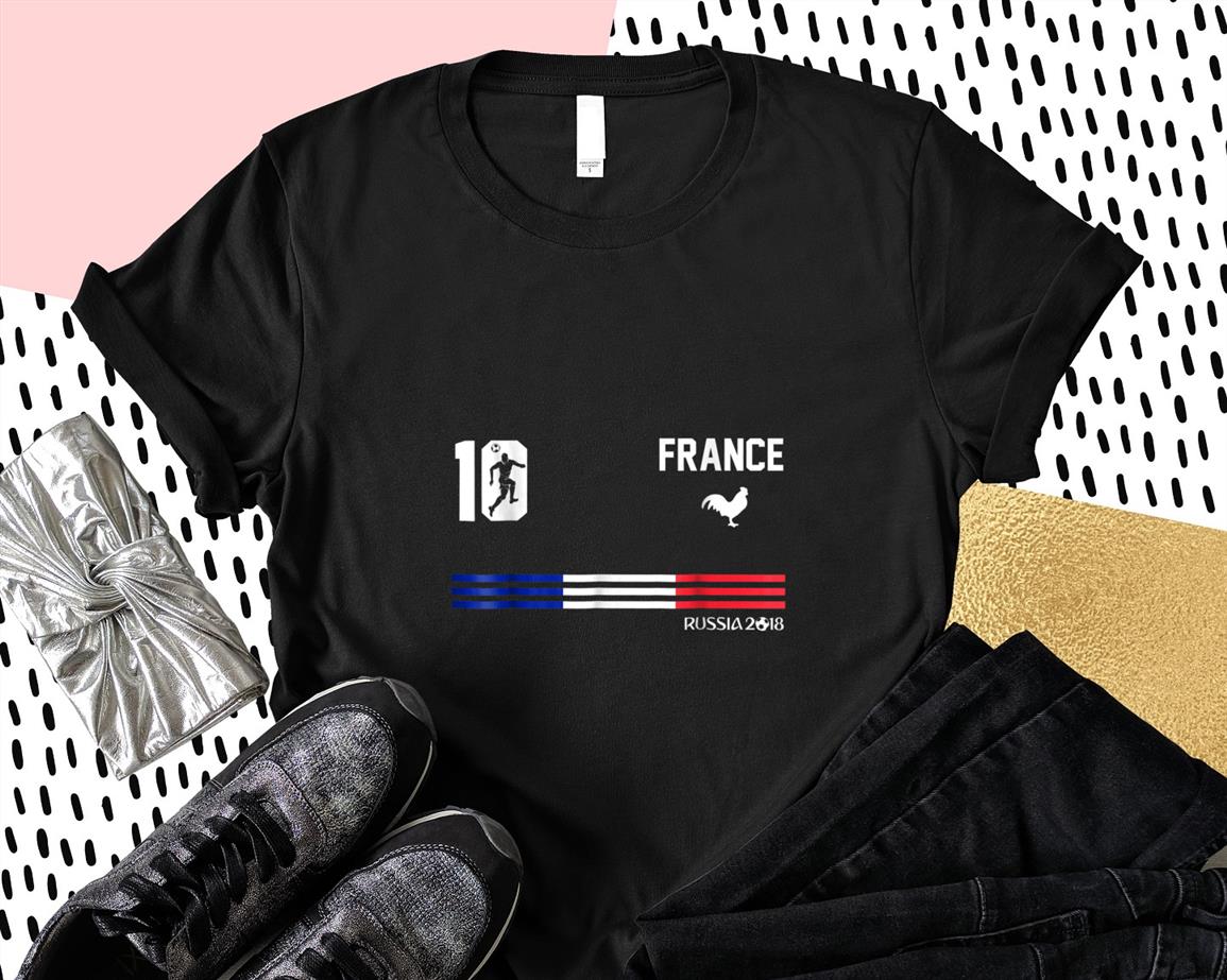 10 France soccer Russia 2018  Mbappe-gift tee