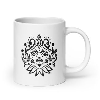 Druid Art Mug – White