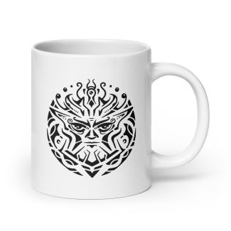 Gladiator Art Mug – White