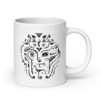 Totem Art Mug – White