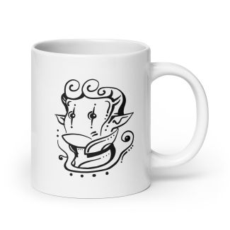 Kodama Art Mug – White