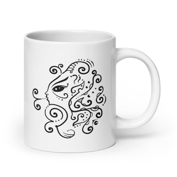 Wind Whisperer Art Mug – White